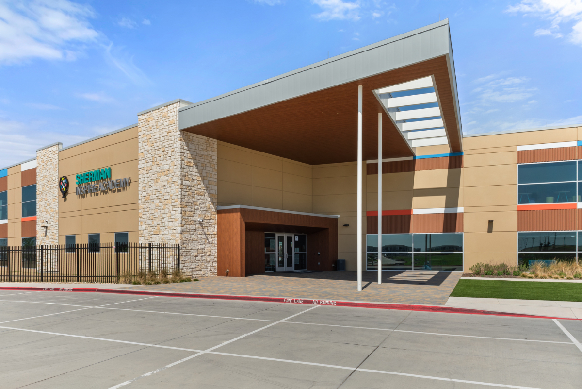 Novel Builders-Design Build General Contractor-Braination Sherman Inspire Aacademy-Sherman,TX-Charter School-Concrete Tilt Wall Structure-Storm Shelters